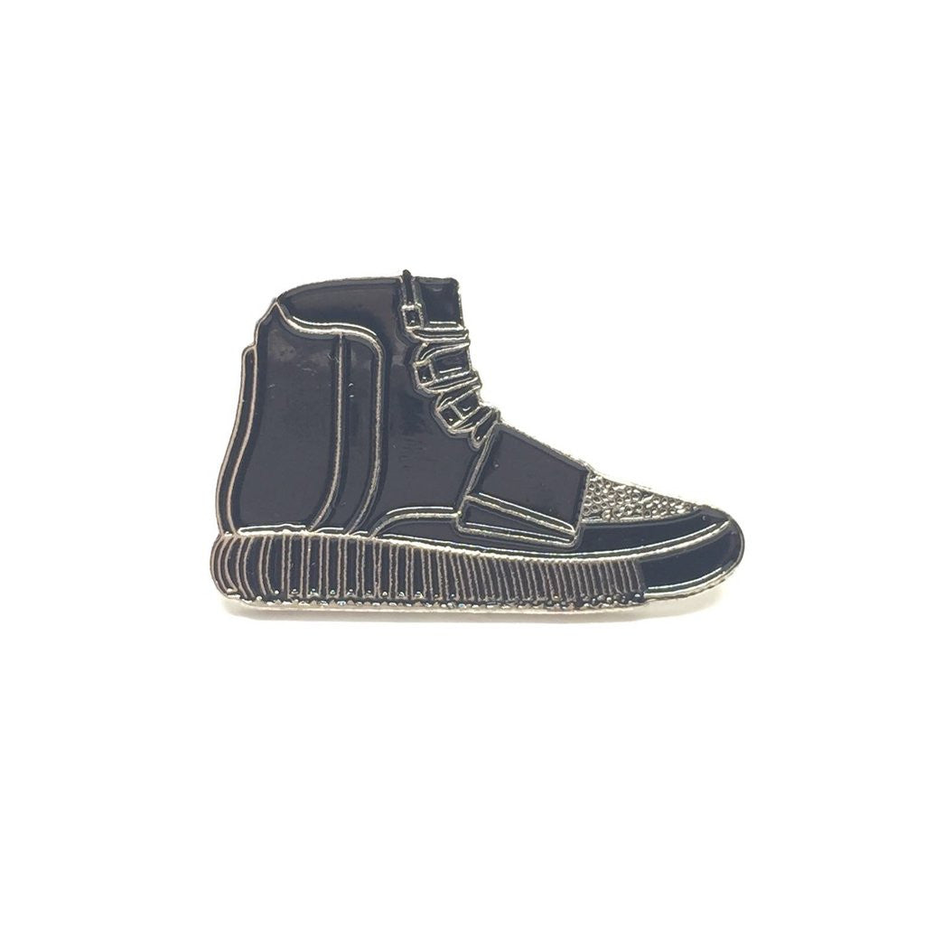 Custom Made Enamel / Lapel Pins - Sneaker Pins : Yeezy Boost 750 Black